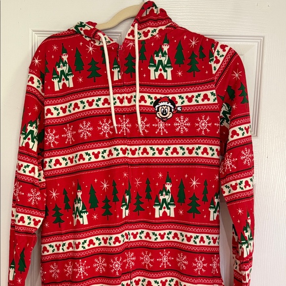 Mickey Mouse Icon Holiday Christmas One-Piece Pajama for Adults | Disney Store - Picture 4 of 7